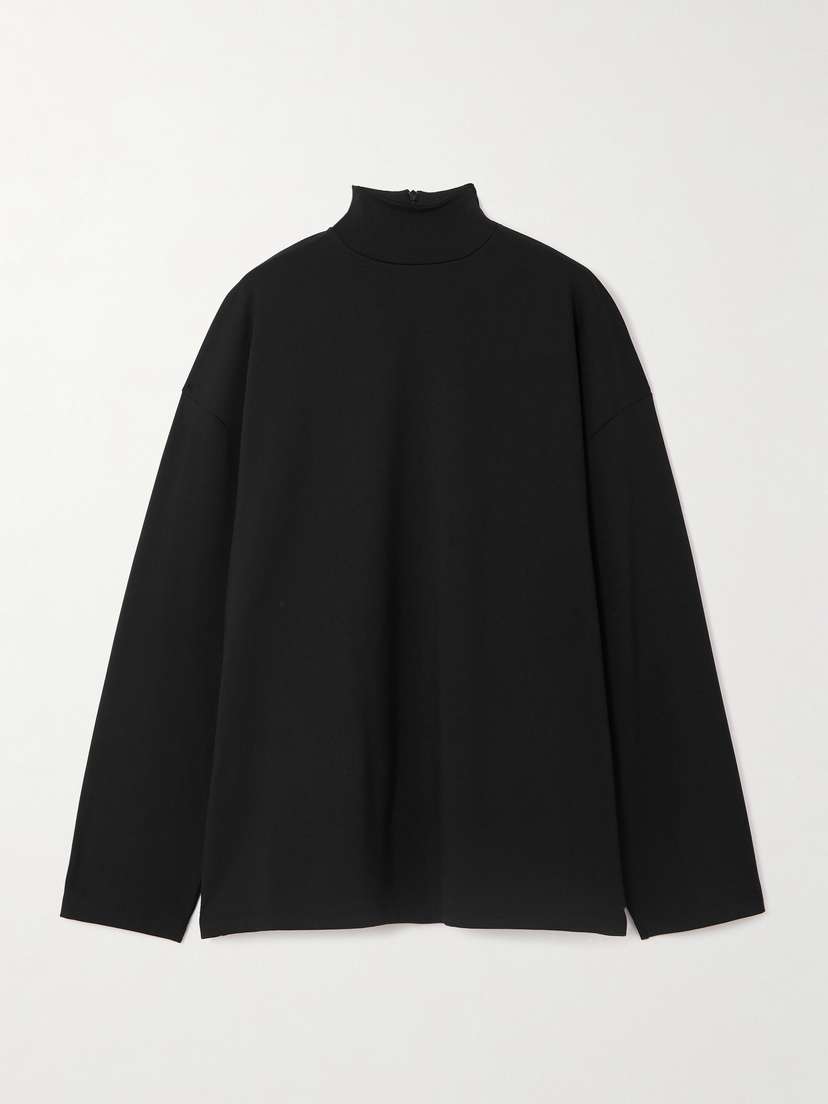 Wardrobe.NYC Jersey Turtleneck Top