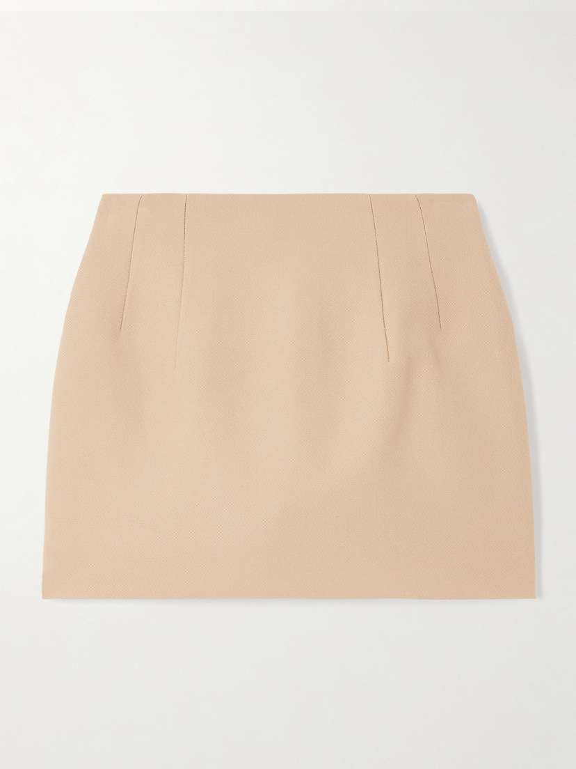 Wardrobe.NYC Contour Wool Mini Skirt