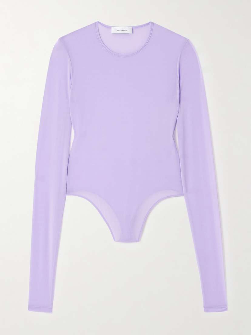 Wardrobe.NYC Stretch-jersey Bodysuit