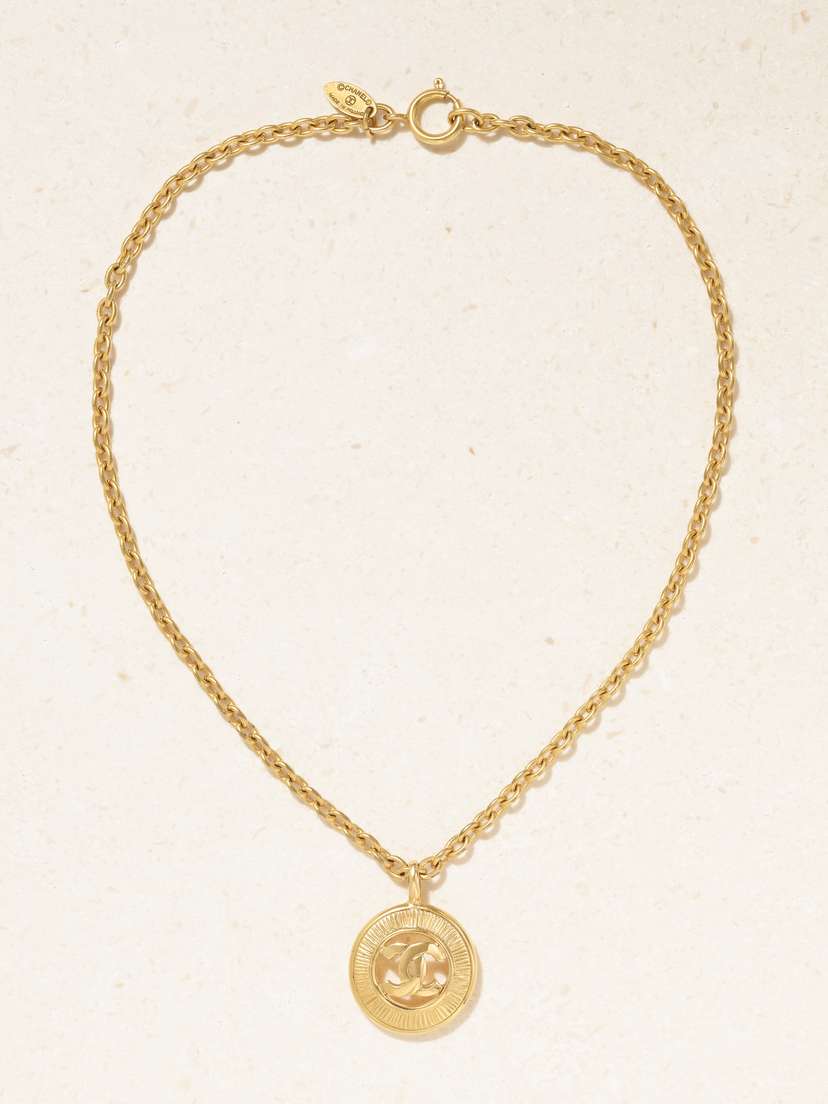 Vintage Chanel plated Necklace