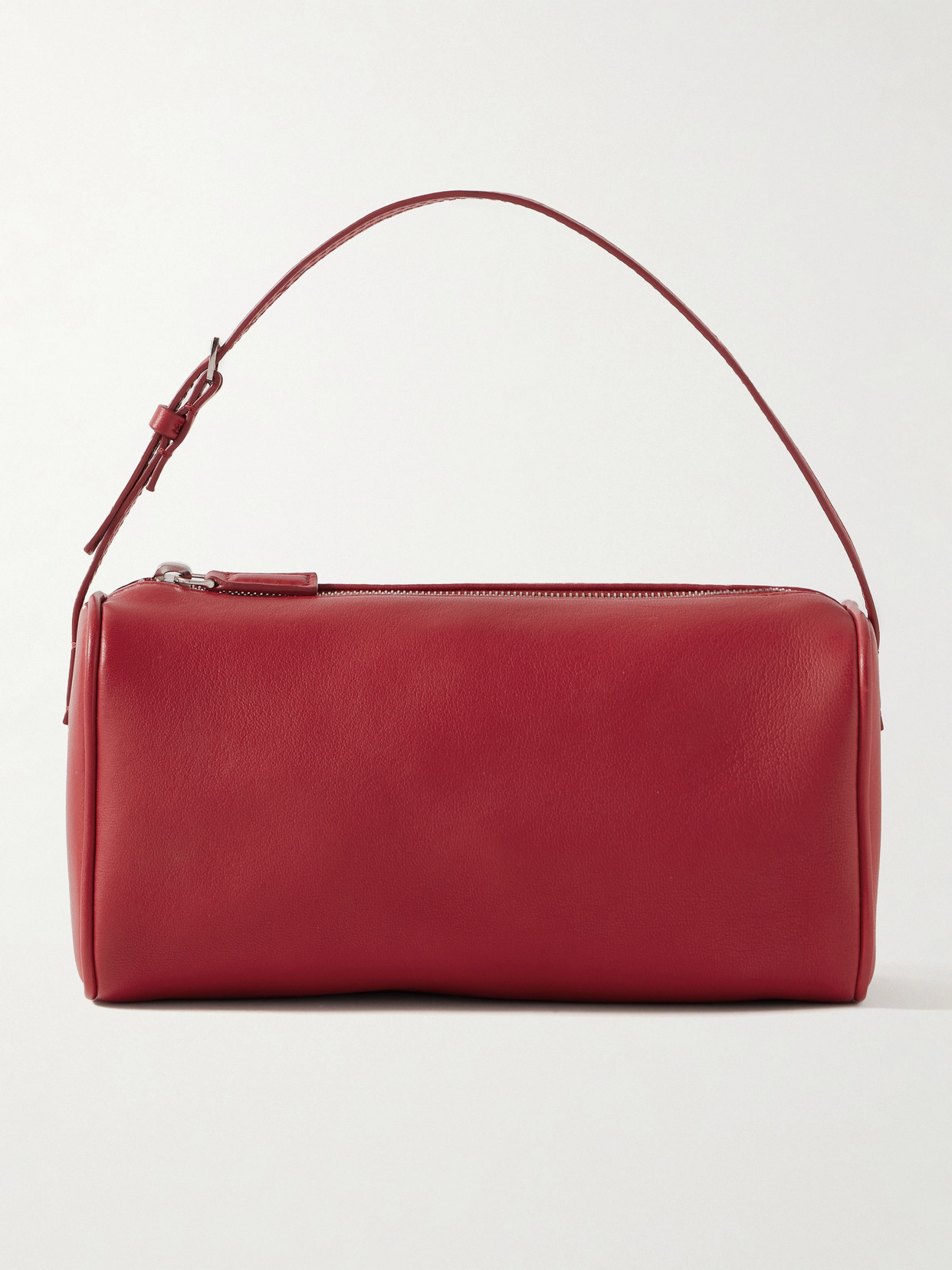 The Row '90s Leather Tote In Red