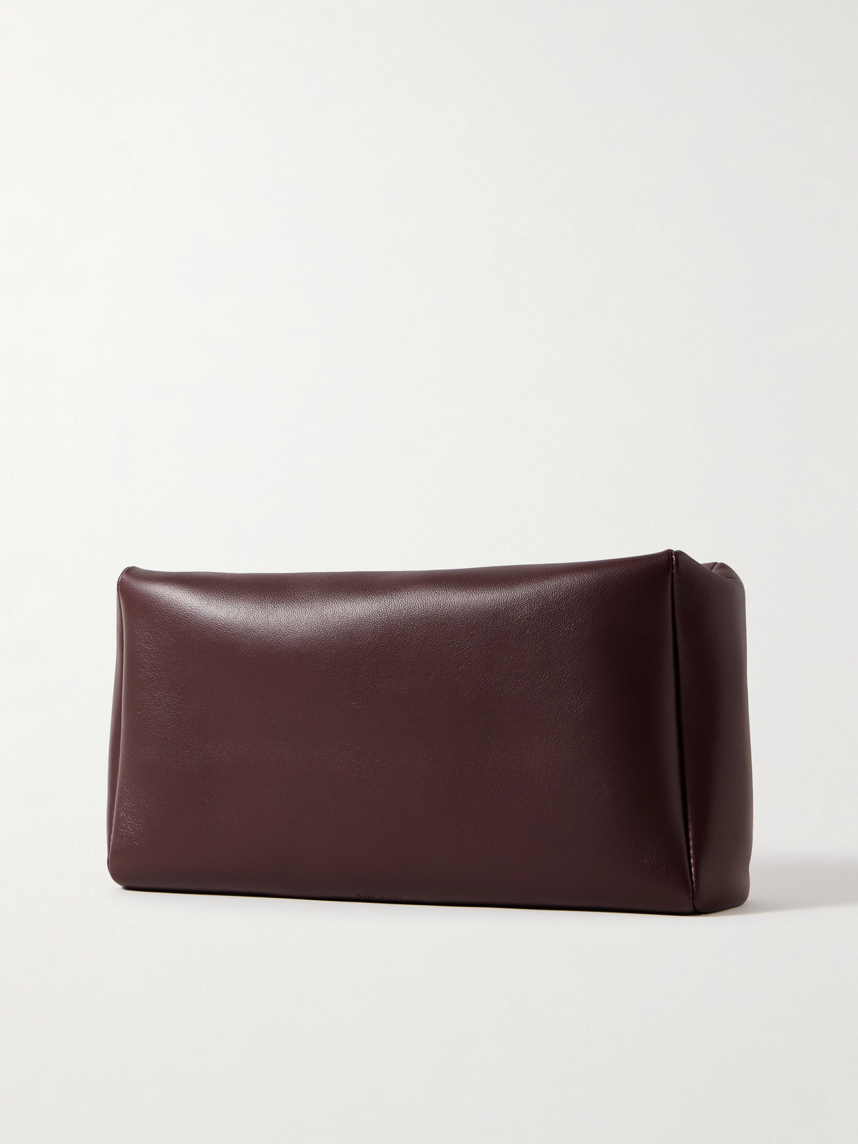 The Row Rectangular Clutch In Burgundy