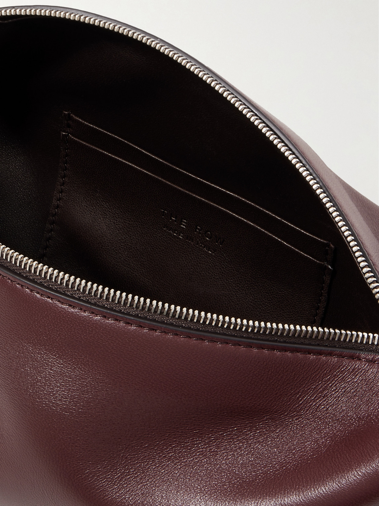 The Row Rectangular Clutch In Burgundy