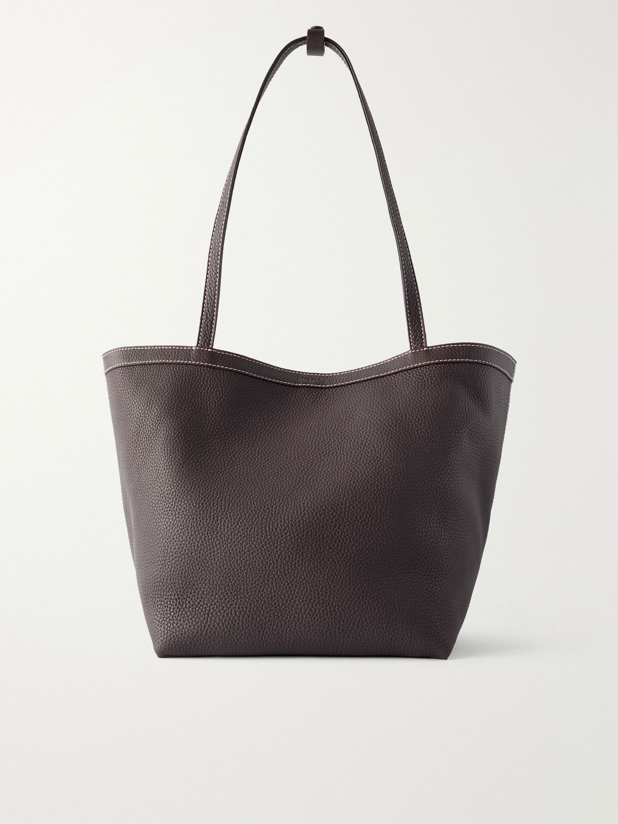 Park small textured-leather tote