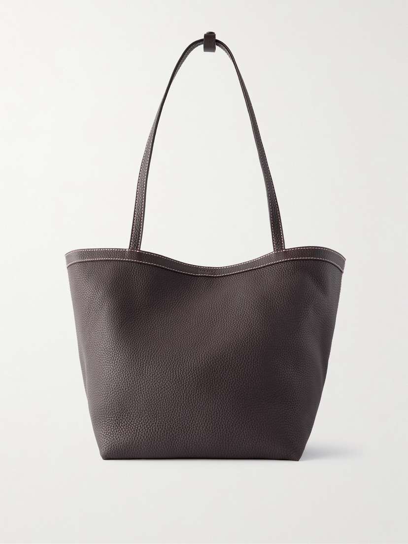 The Row Park Small Textured-leather Tote