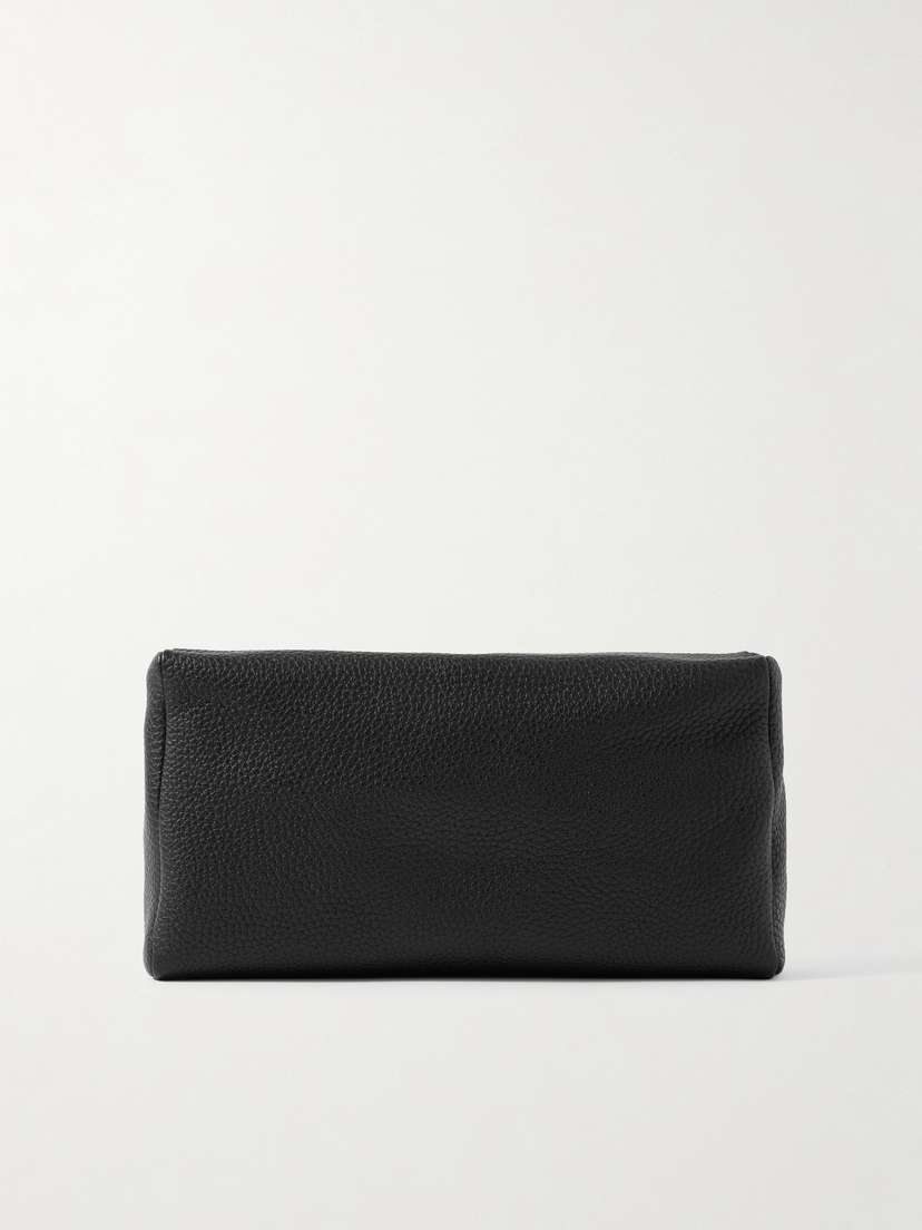 The Row Textured-leather Clutch