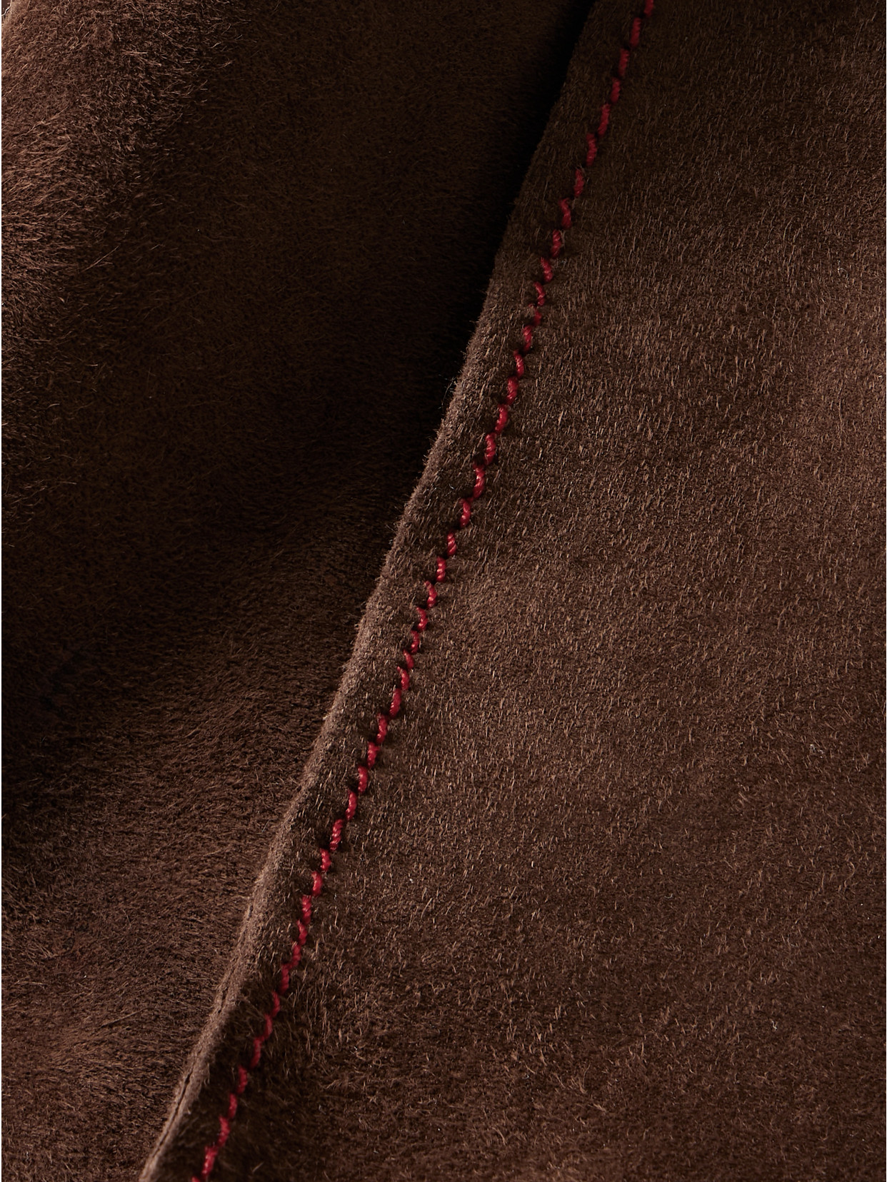 The Row Bindle Small Suede Shoulder Bag In Brown