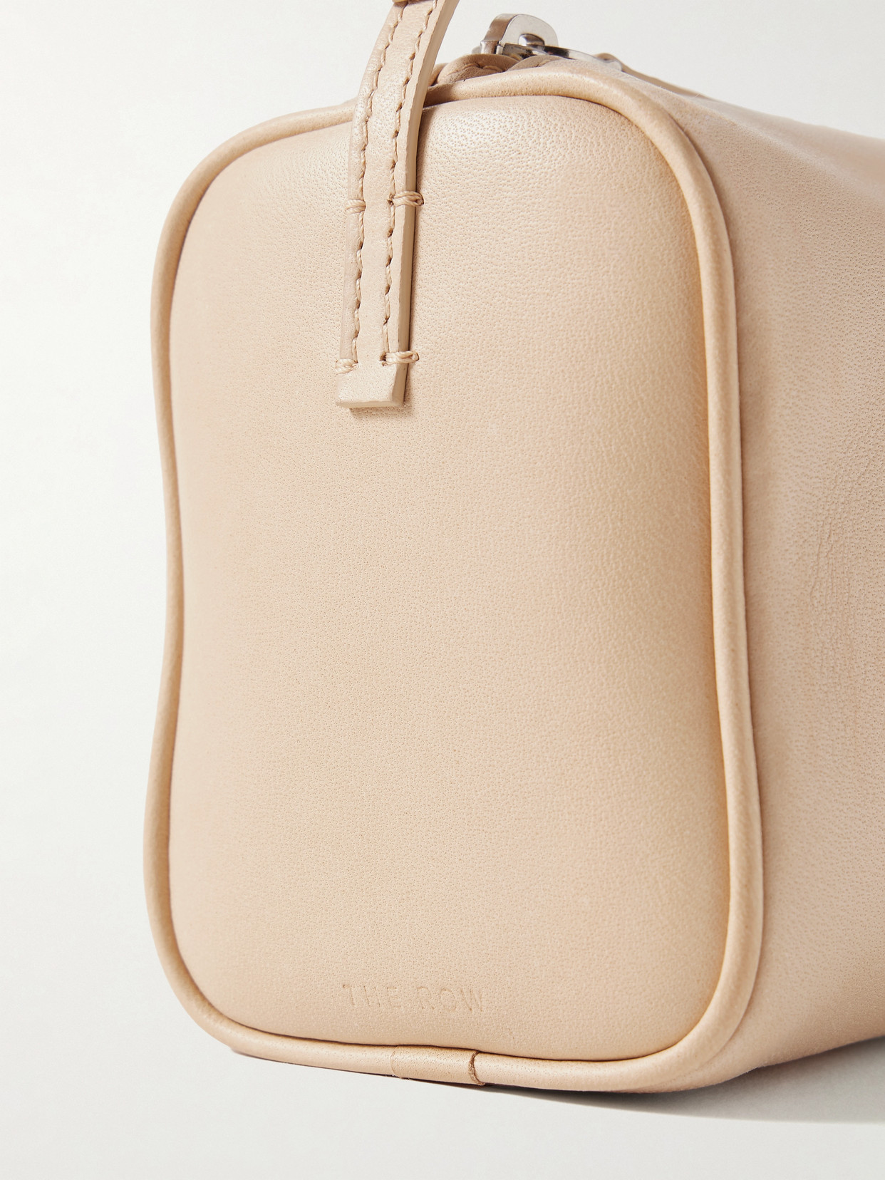 The Row '90s Leather Tote In Neutral