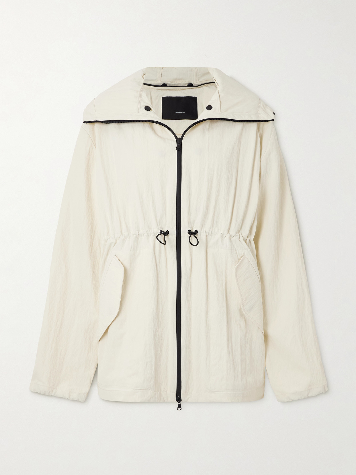 Wardrobe.nyc Crinkled-shell Jacket In White