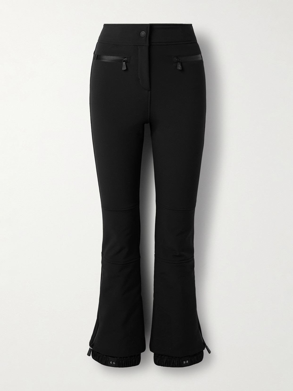 Moncler Paneled Bootcut Ski Pants In Black