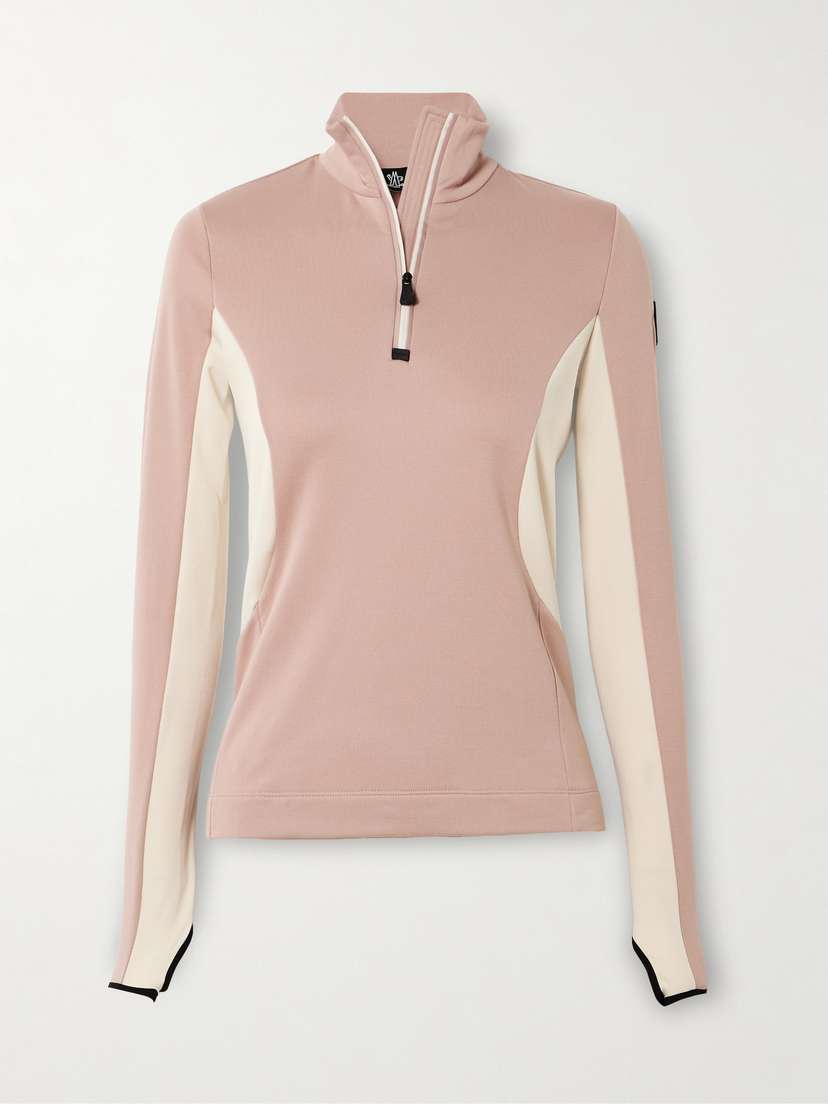 Moncler Grenoble Color-block Stretch-jersey Base Layer