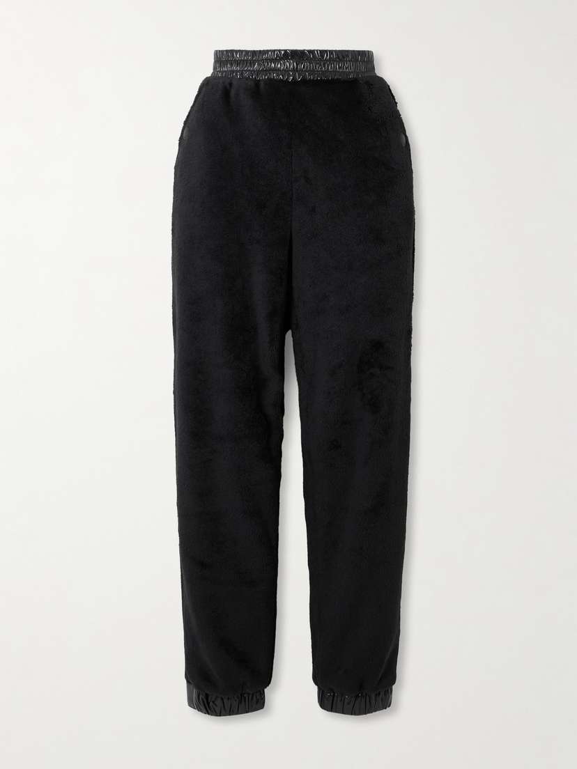 Moncler Grenoble Shell-trimmed Fleece Tapered Sweatpants