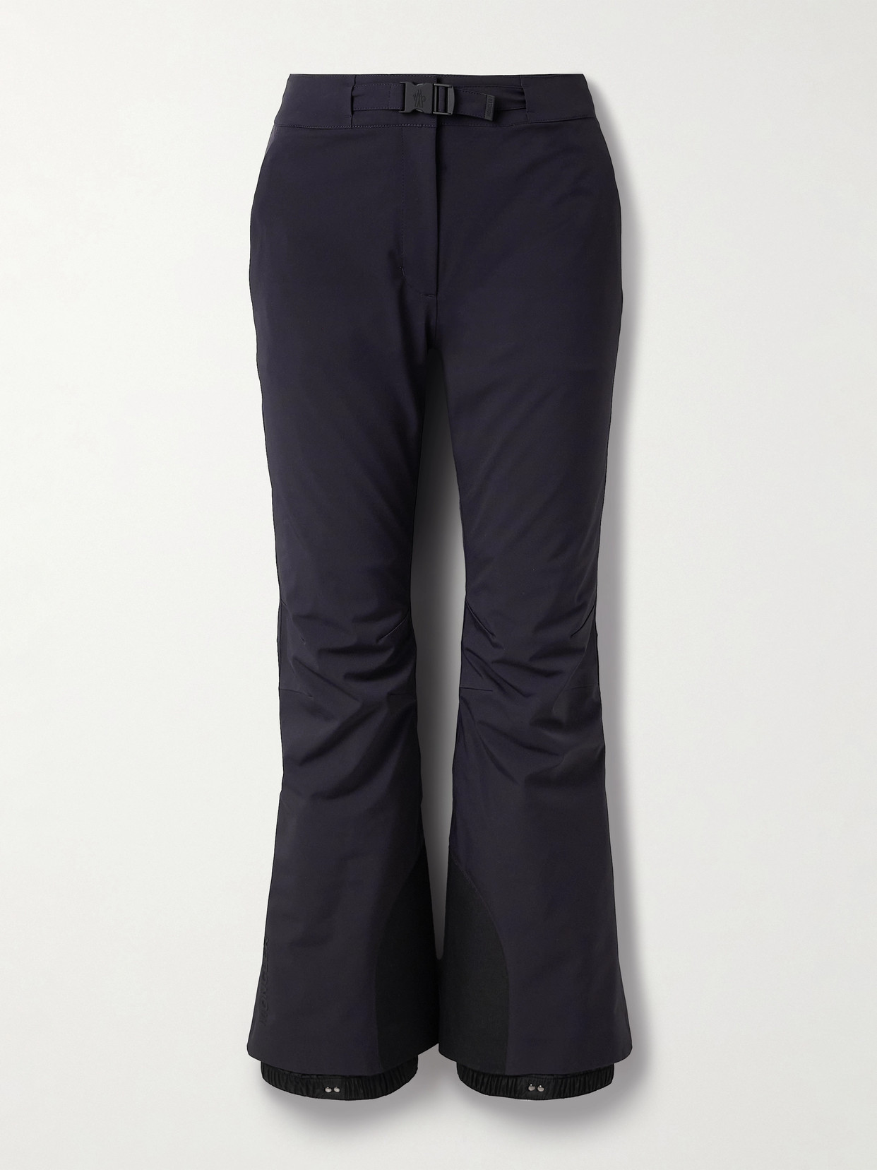 Moncler Belted Bootcut Ski Pants In Black