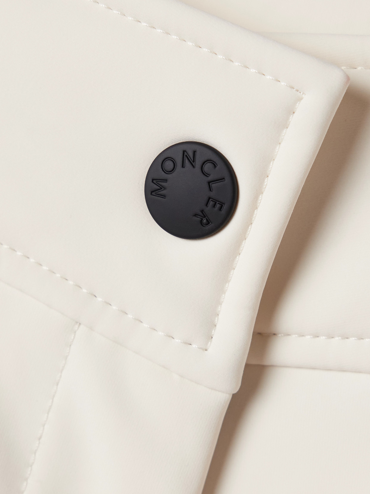 Moncler Paneled Bootcut Ski Pants In White