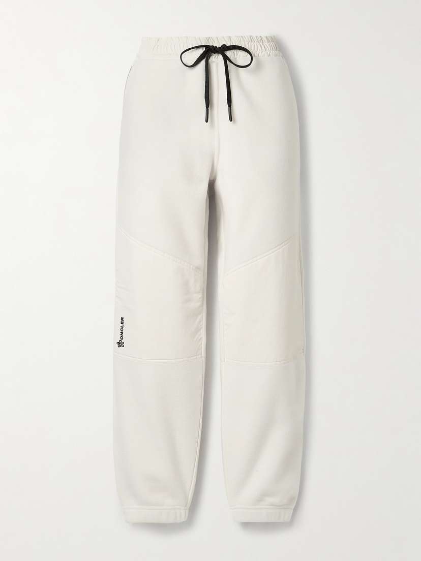 Moncler Grenoble Shell-paneled Fleece Tapered Sweatpants