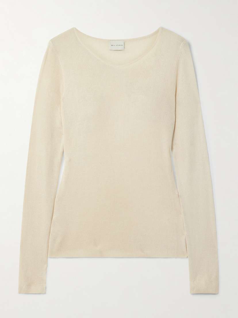 Deiji Studios Ribbed-knit T-shirt