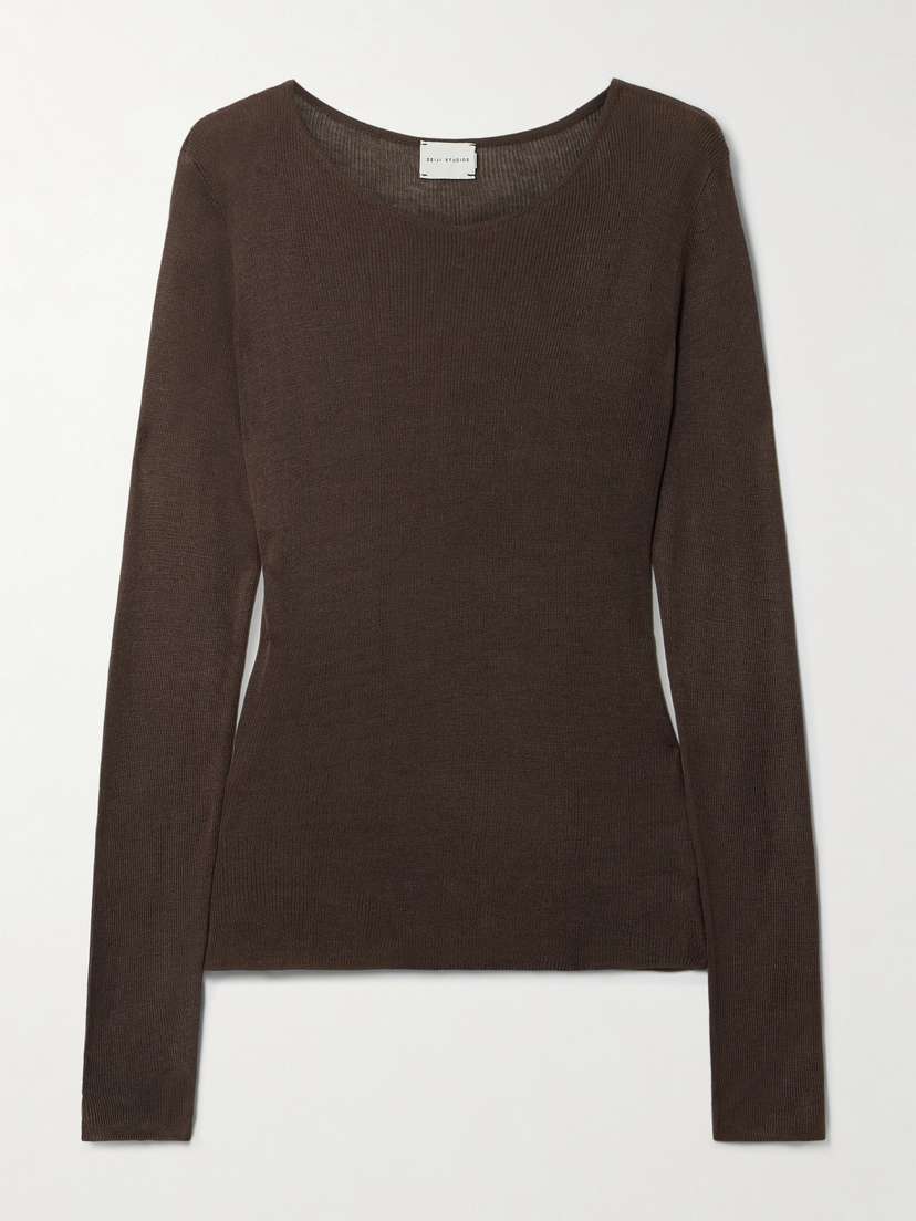 Deiji Studios Ribbed-knit T-shirt