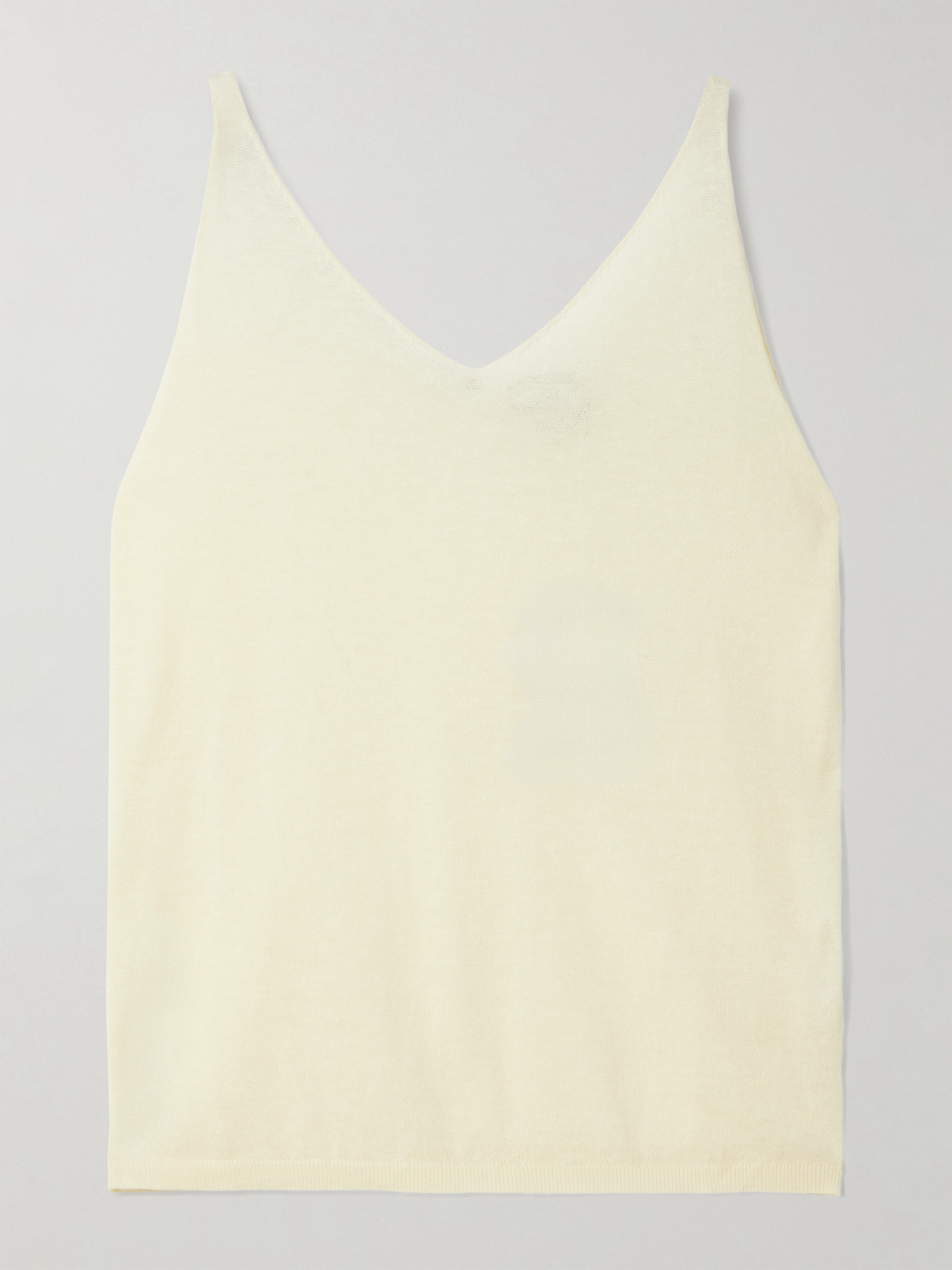 Deiji Studios Organic Cotton Tank In Yellow