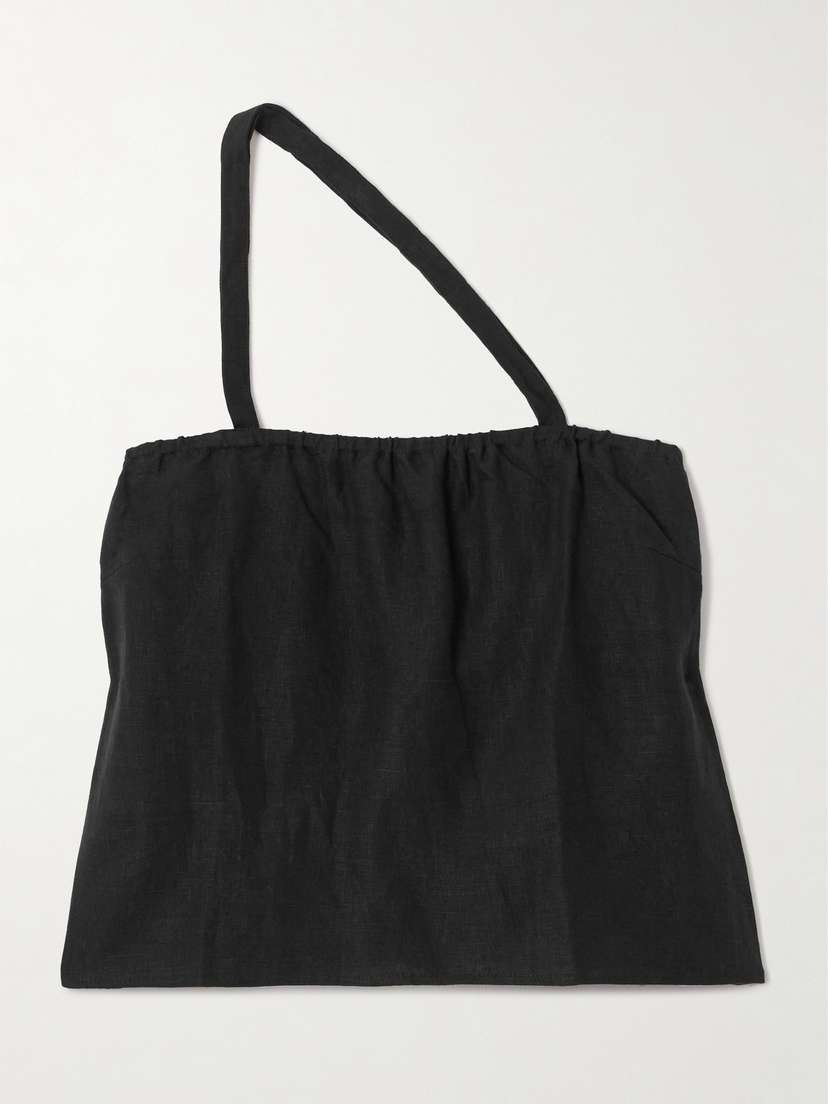 Deiji Studios One-shoulder Linen Top