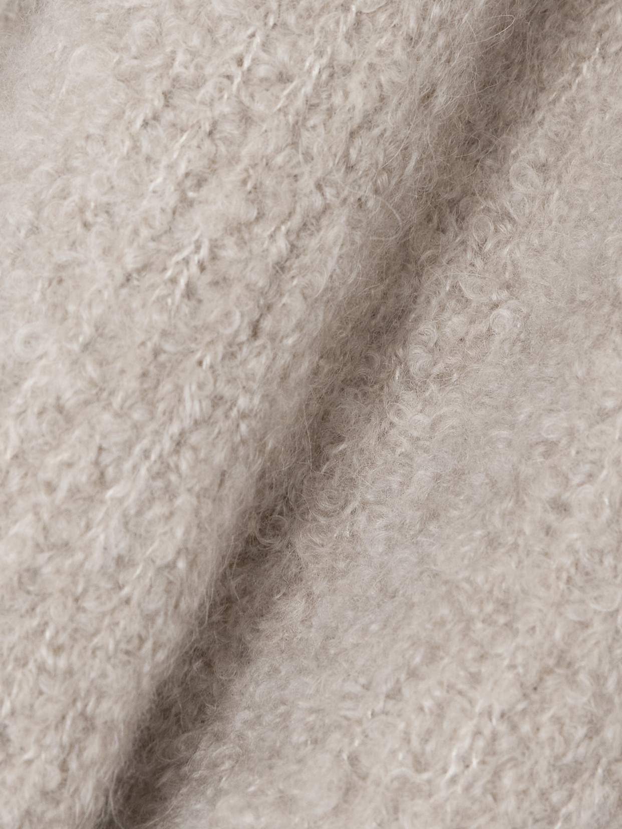 The Row Luthgard Cashmere, Alpaca And Silk-blend Bouclé Scarf In Neutral