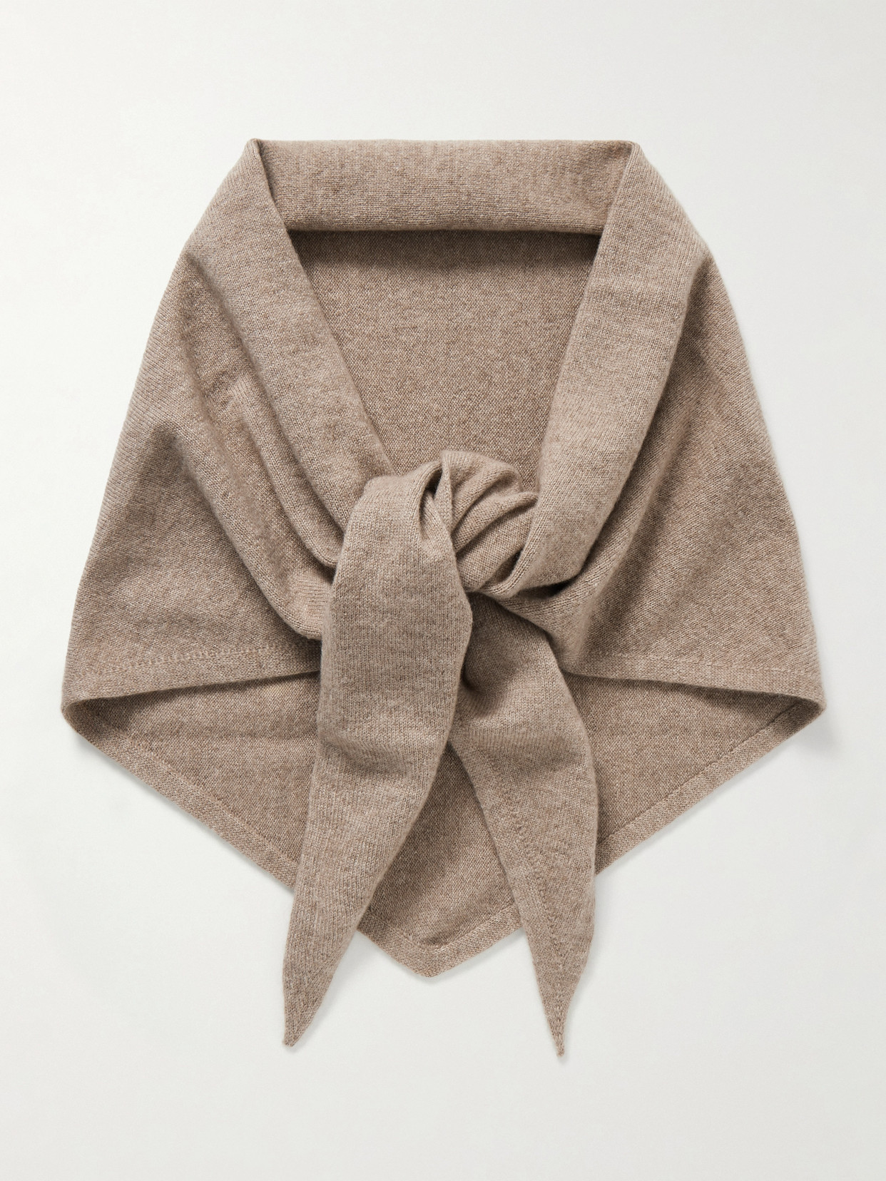 The Row Leomine Cashmere Scarf In Brown