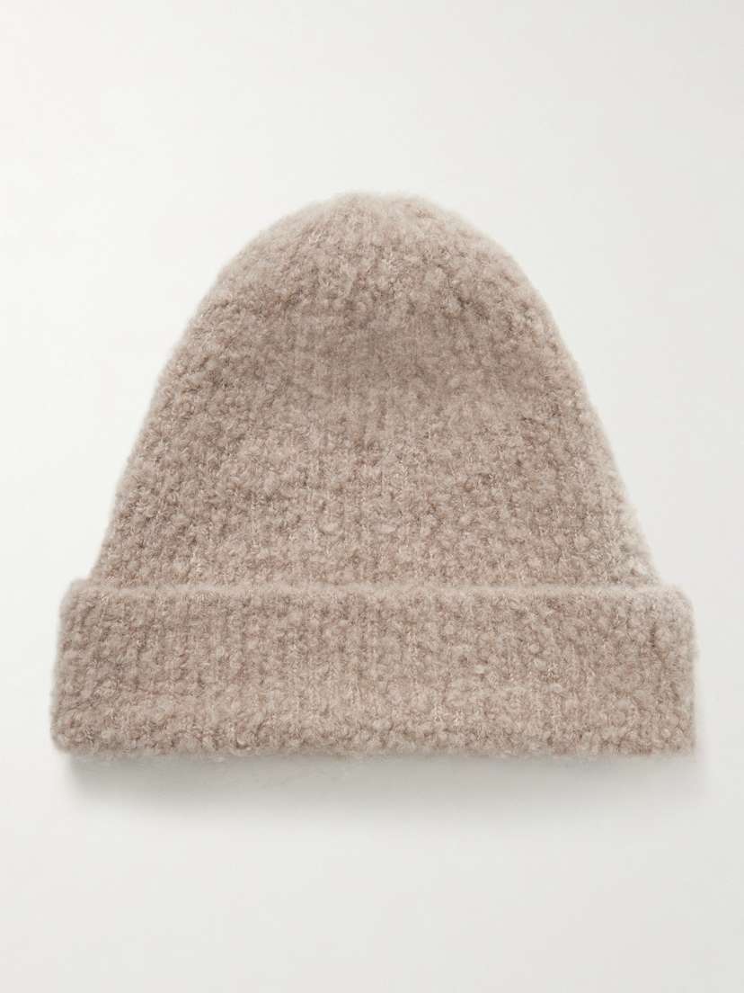 The Row Leomir Cashmere, Alpaca And Silk-blend Beanie