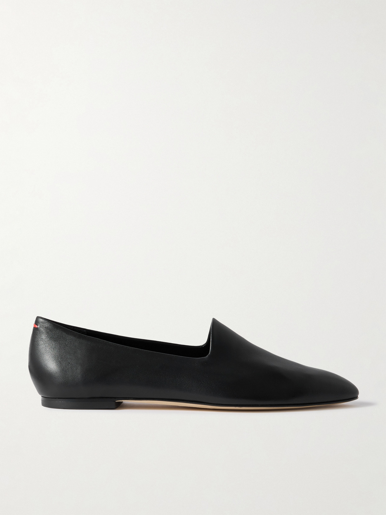 Aeyde Vanna Leather Loafers In Black