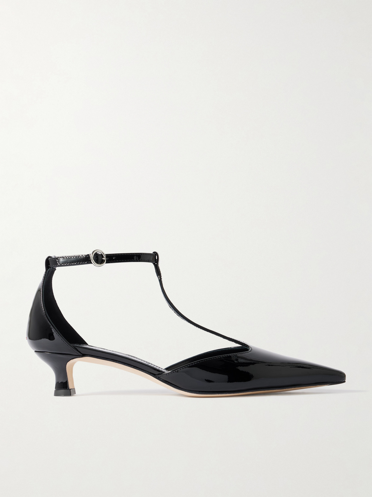 Aeyde Liz Patent-leather Pumps In Black