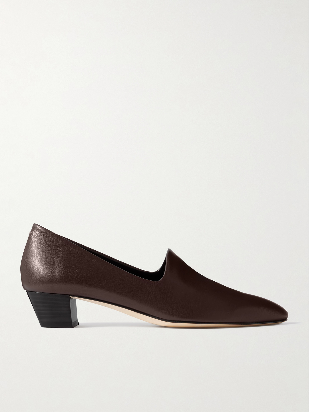 Aeyde Gabby Leather Pumps In Brown