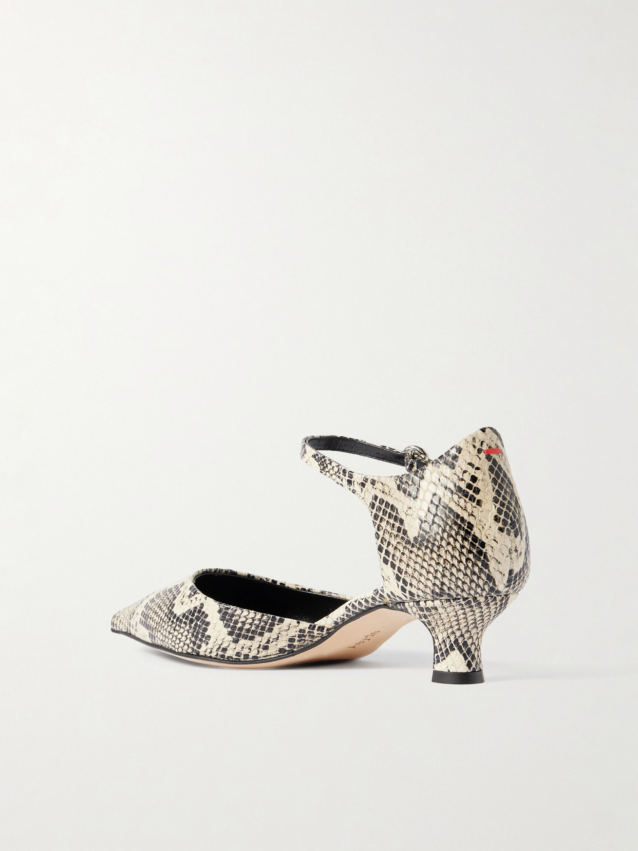 Aeyde Tillie Snake-effect Leather Pumps In Multi