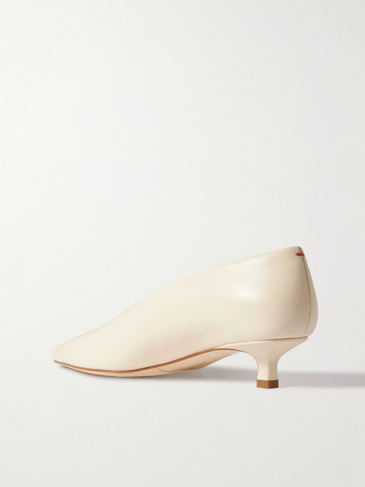 Aeyde Beige Clara Pointed-toe Heels In Neutral