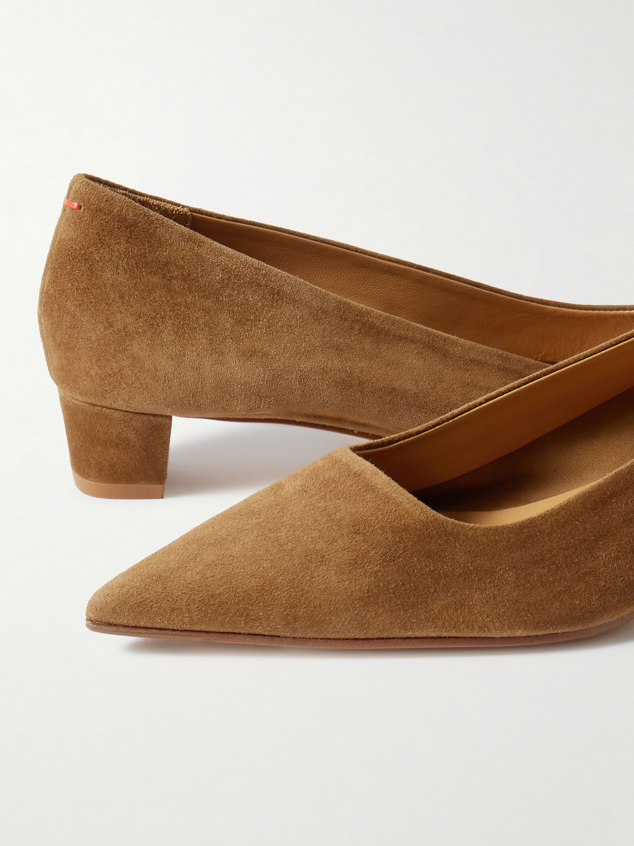Aeyde Judi Suede Pumps In Brown