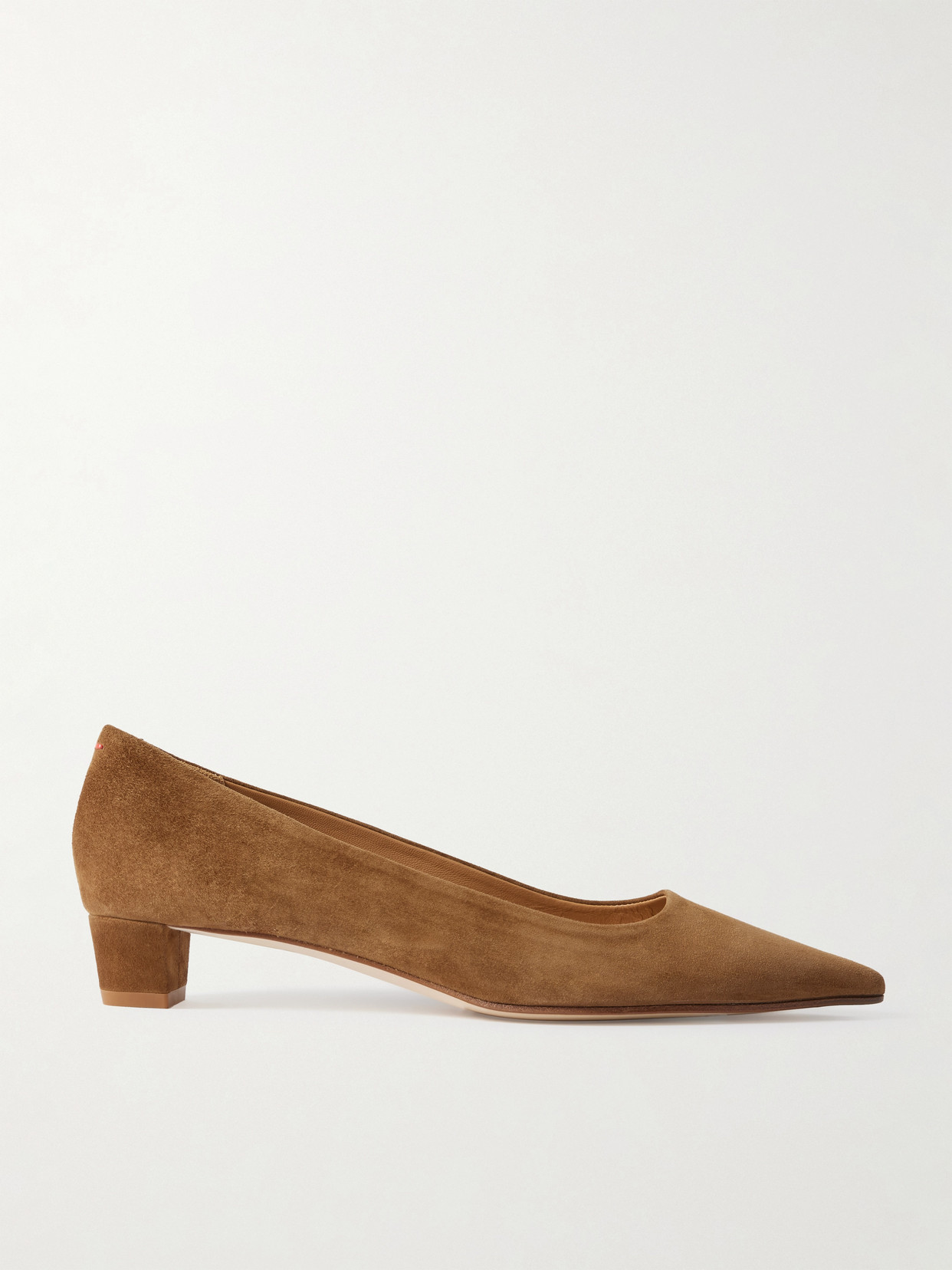 Aeyde Judi Suede Pumps In Brown