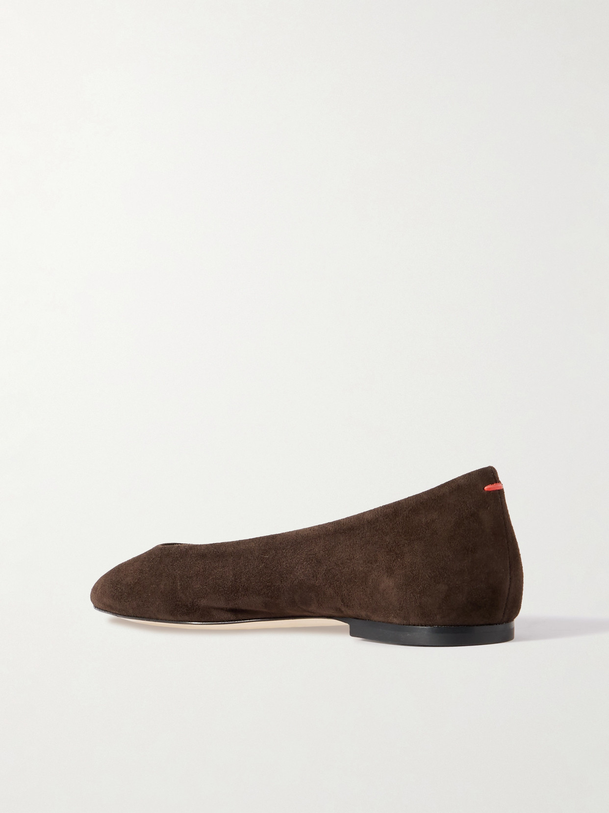 Aeyde Ellie Suede Ballet Flats In Brown