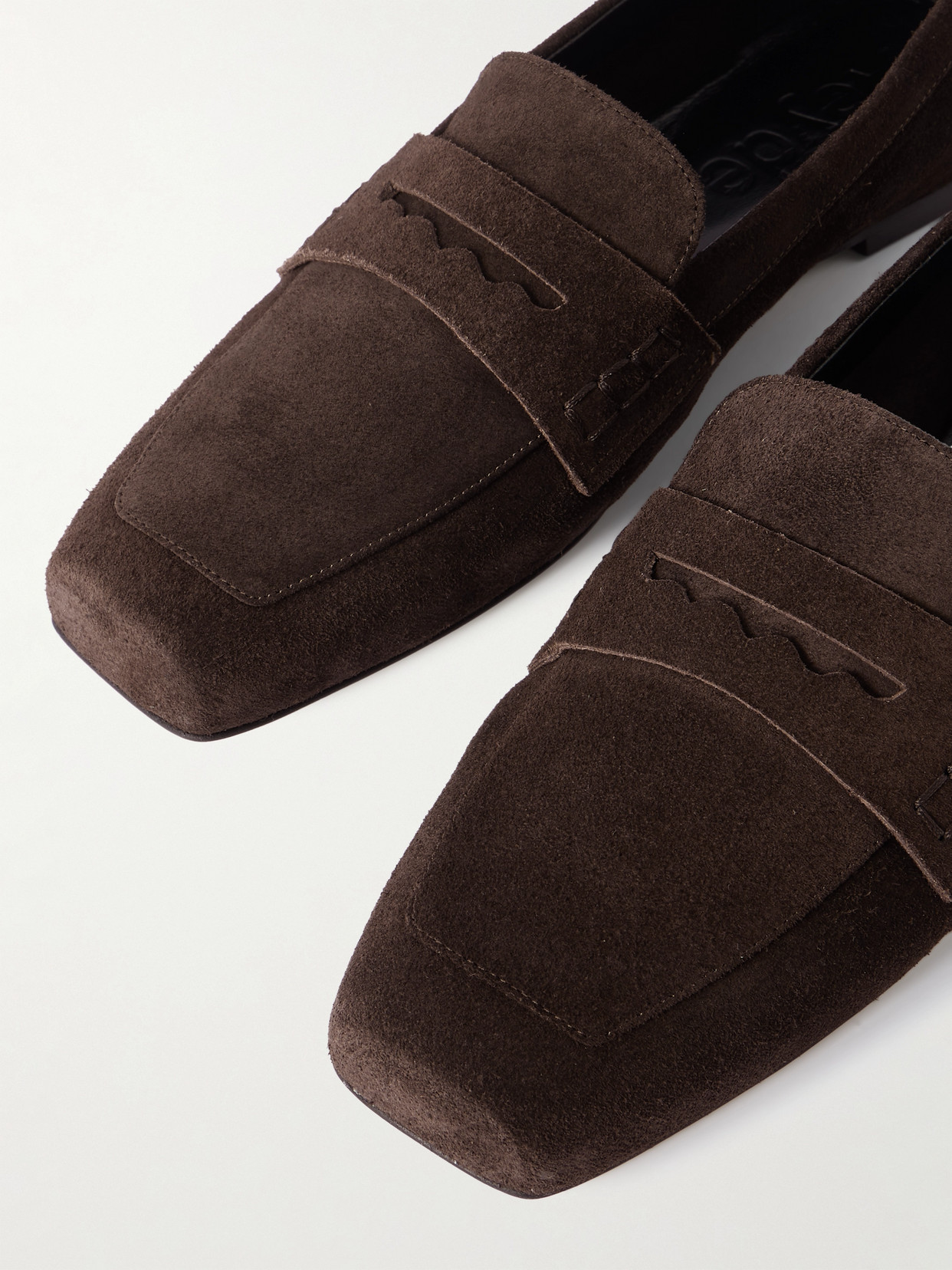 Aeyde Lana Suede Loafers In Multi