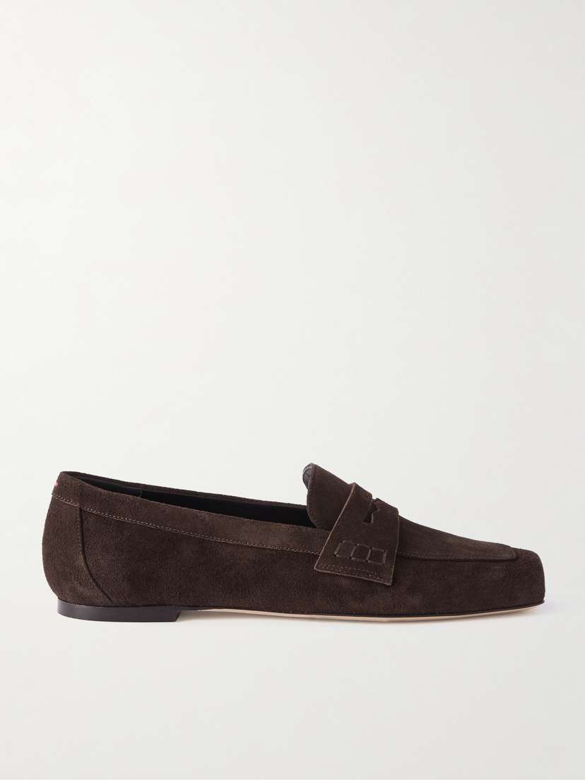 aeyde Lana Suede Loafers