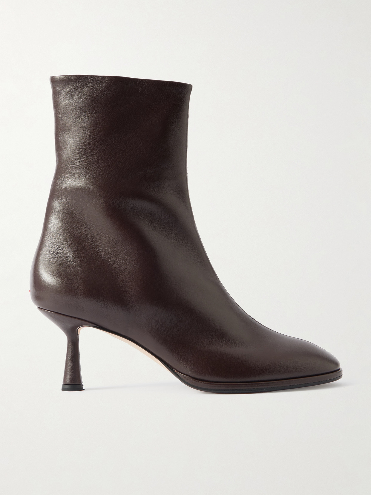 Aeyde Dorothy Leather Ankle Boots In Brown