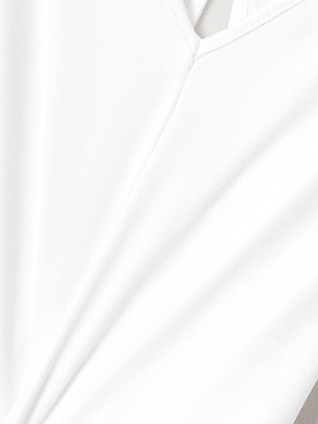 Wardrobe.nyc Stretch-jersey Thong Bodysuit In White