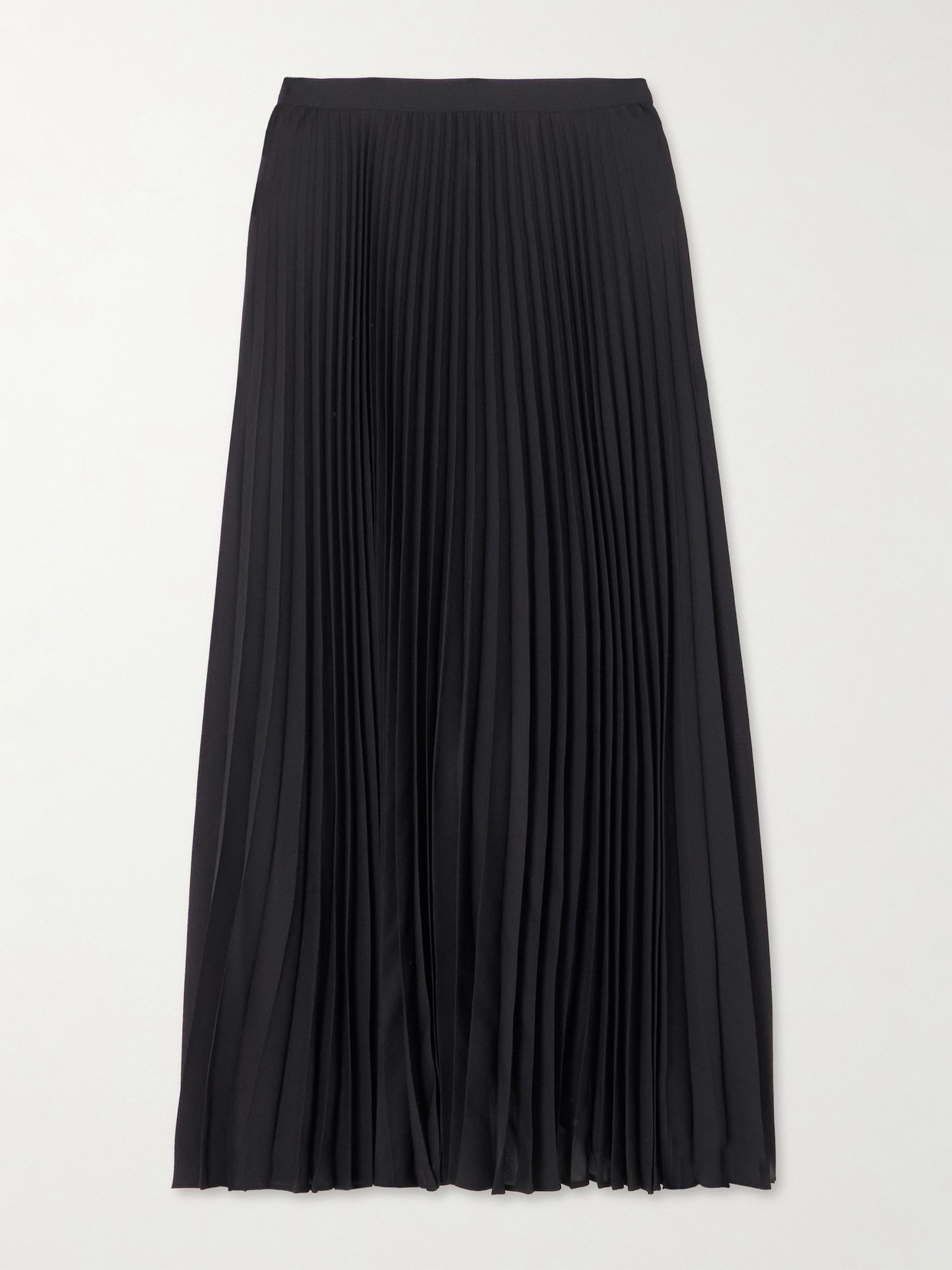 Wardrobe.nyc Wardrobe. Nyc Contour Pinstripe Wool Midi Skirt In Black