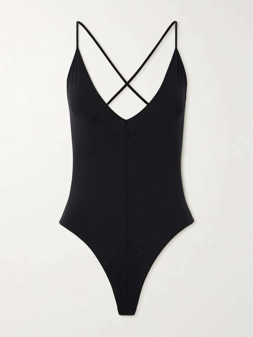 Wardrobe.NYC Stretch-jersey Thong Bodysuit