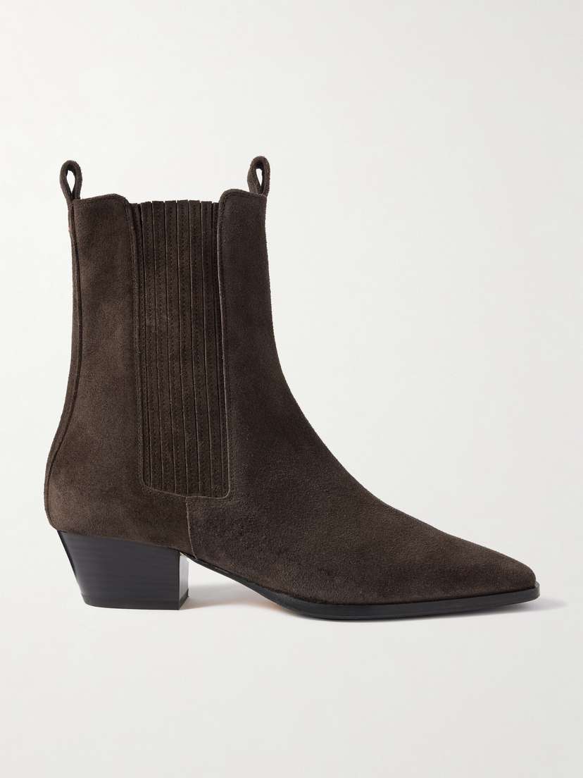 aeyde Agata Suede Ankle Boots