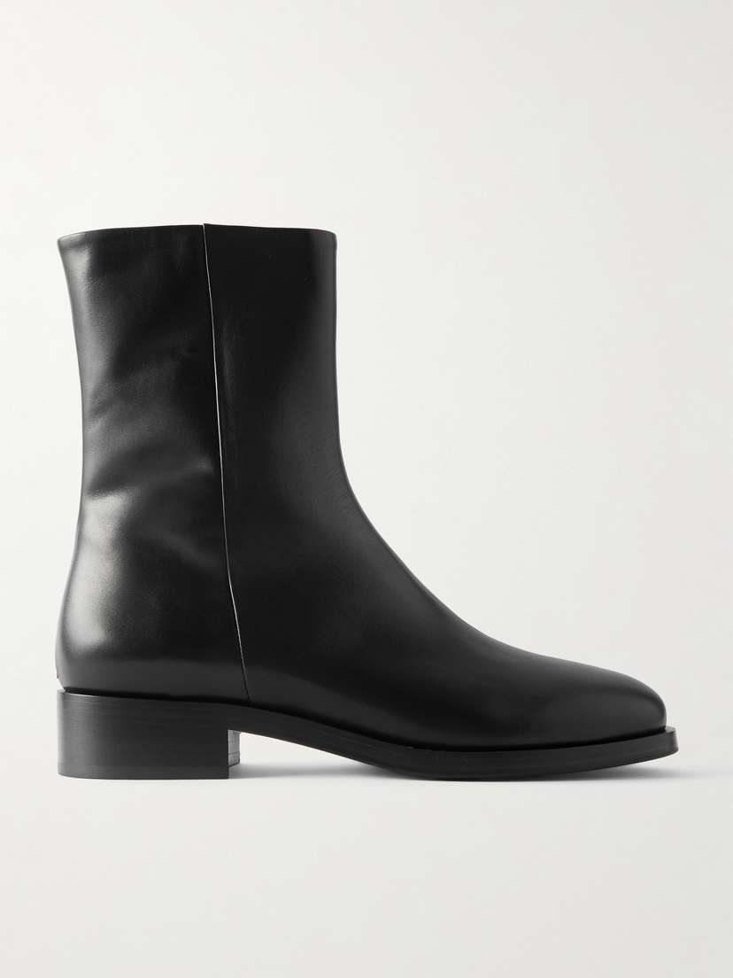 aeyde Vincent Leather Ankle Boots