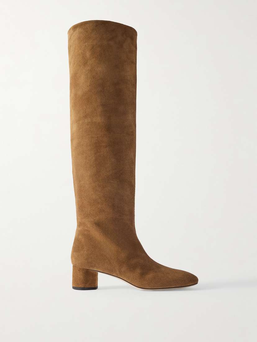 aeyde Willa Suede Over-the-knee Boots