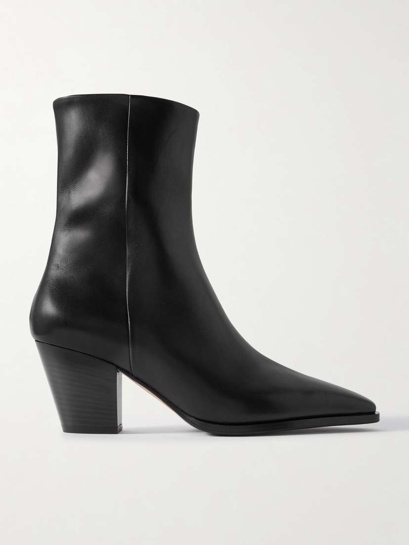 aeyde Hedvig Leather Ankle Boots