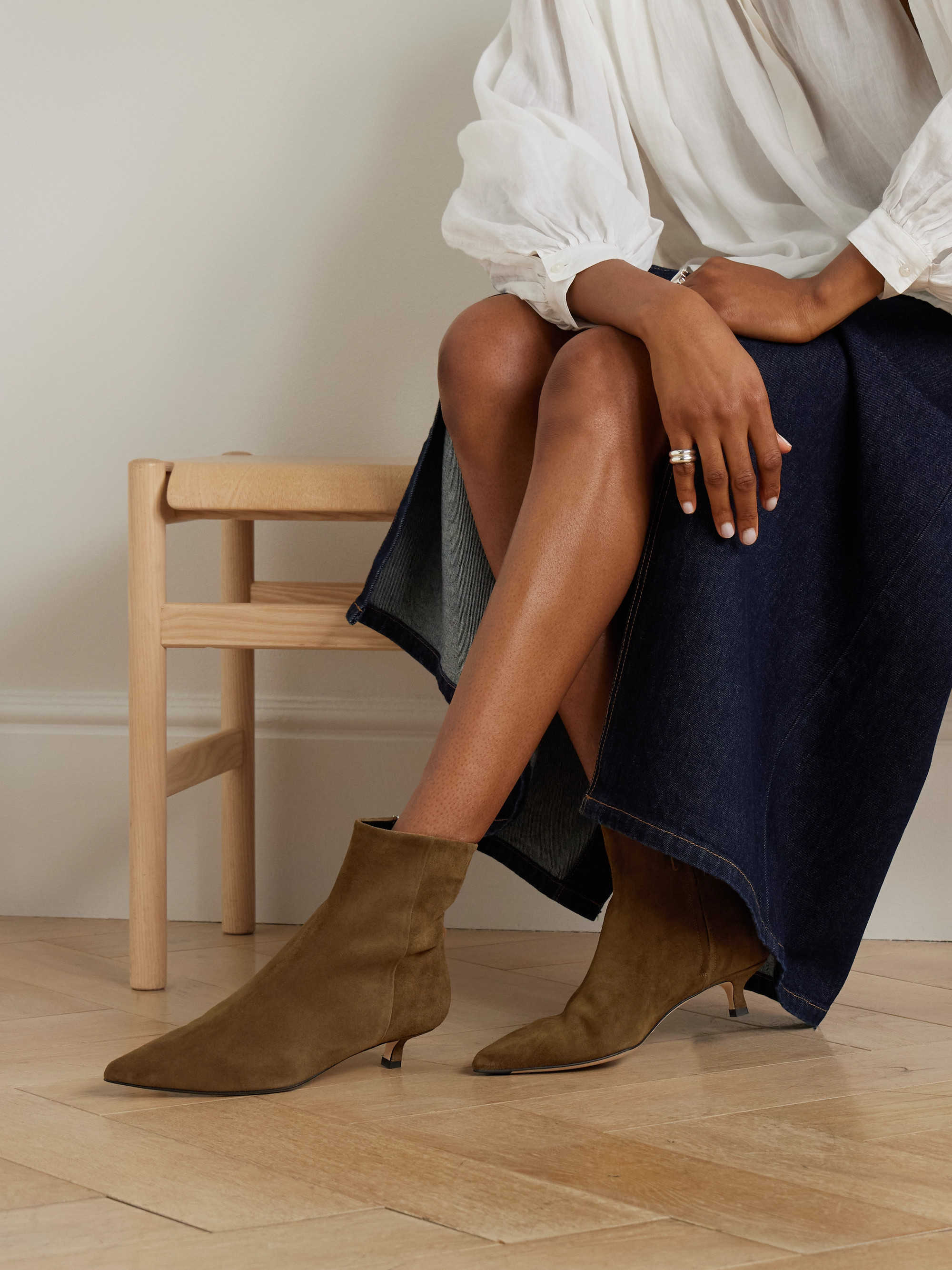 AEYDE - Sofie suede ankle boots | Plush