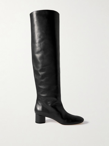 AEYDE Willa over-the-knee leather boots