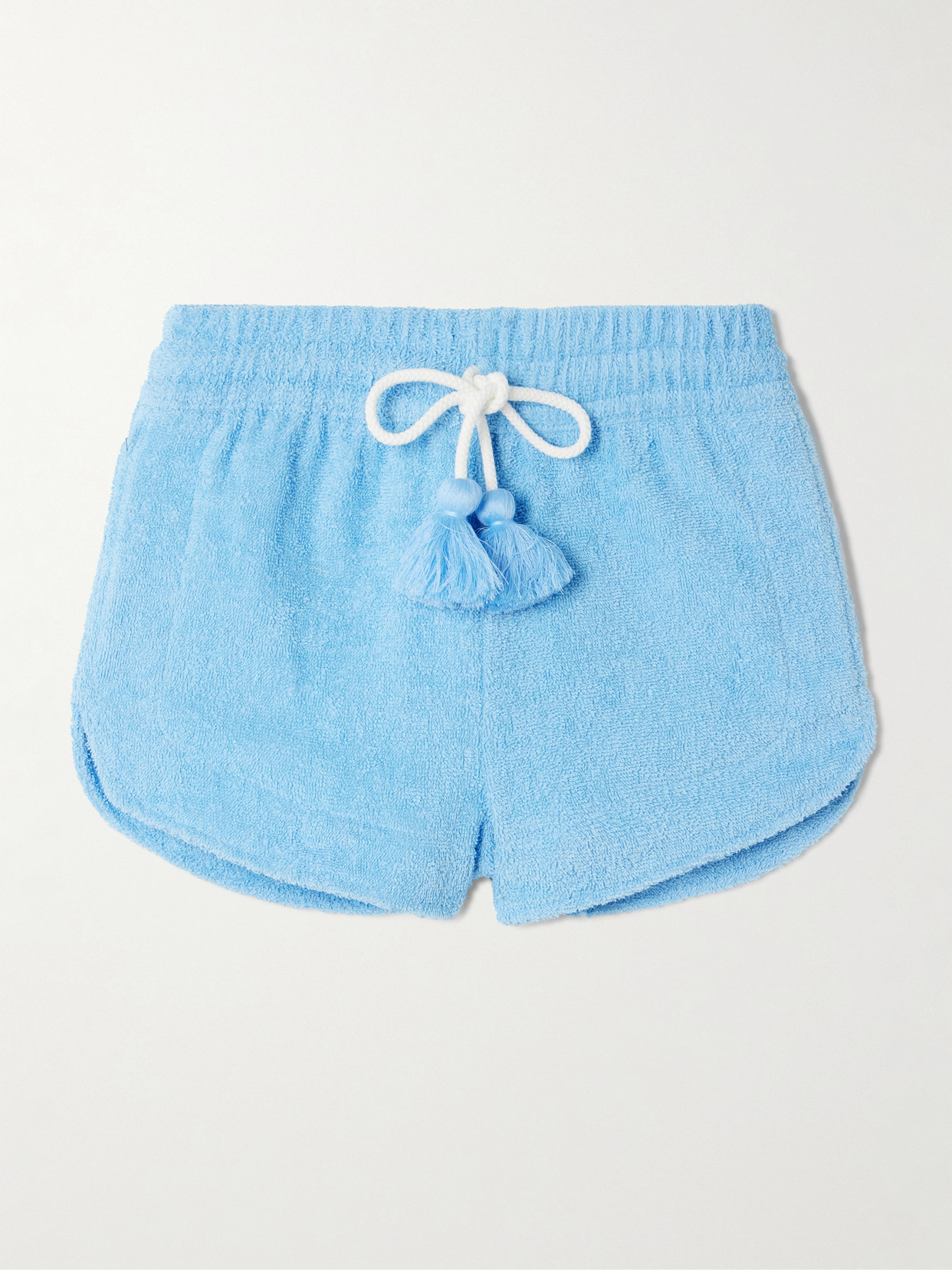 Cap D’antibes Tasseled Cotton-terry Shorts