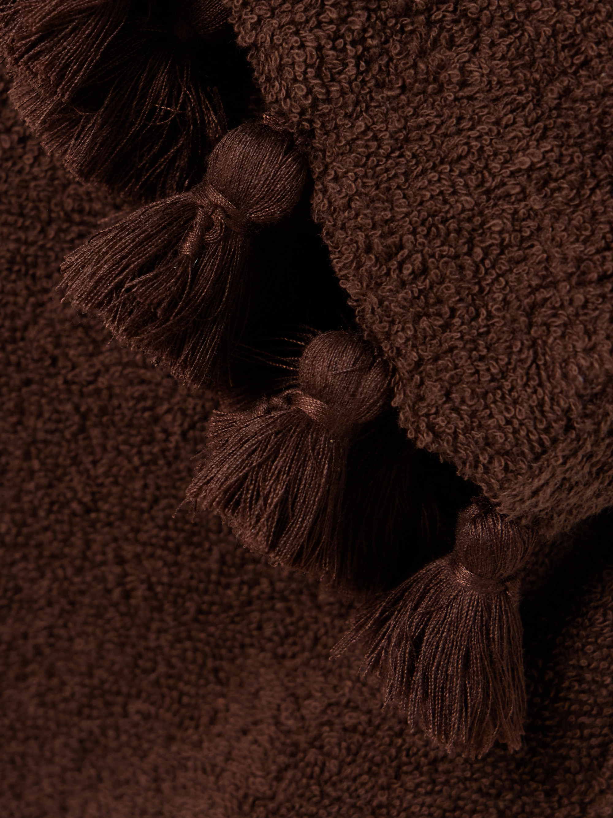 CAP D'ANTIBES Cropped flared tasseled cotton-terry pants