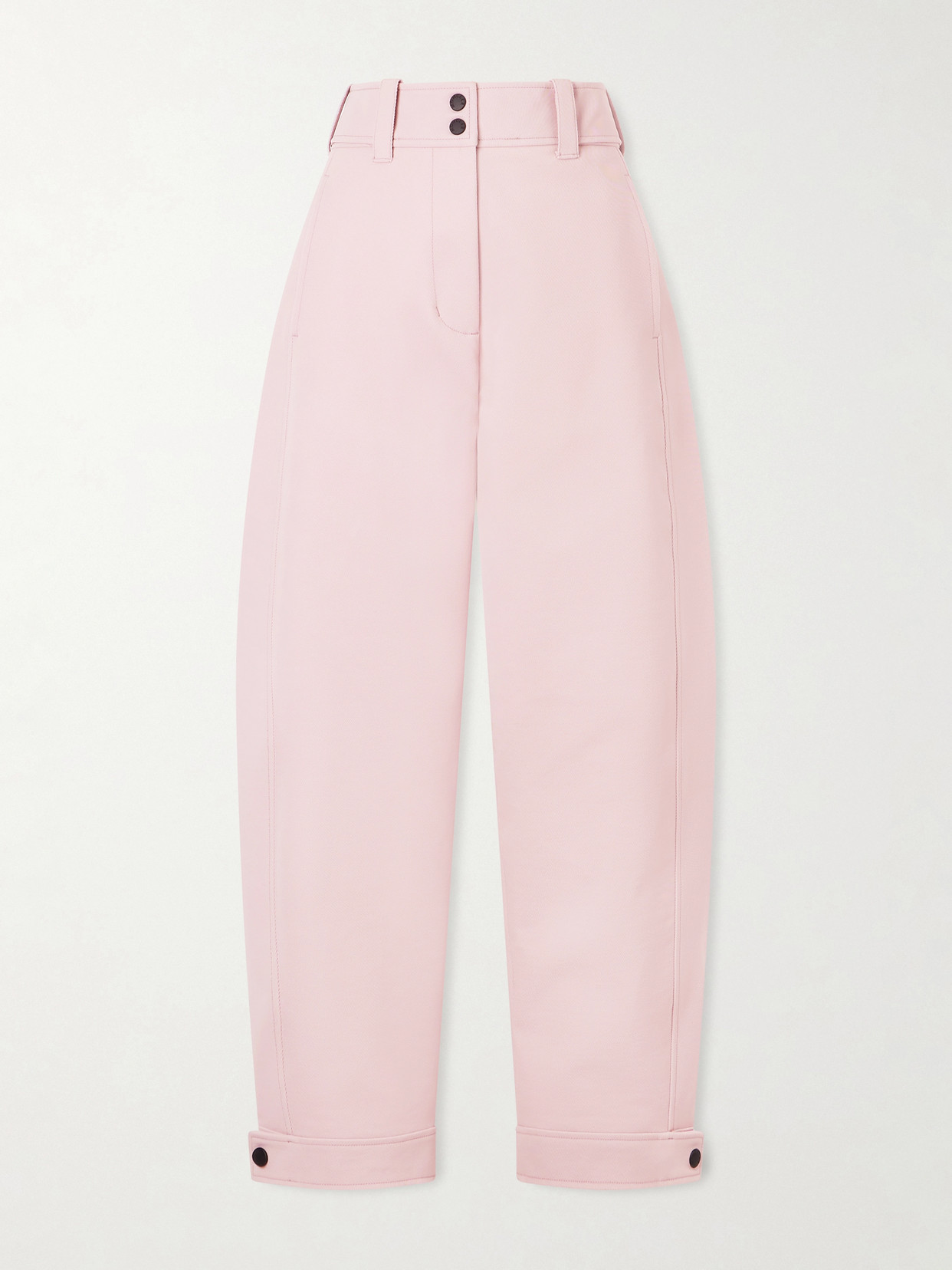Moncler Tech-twill Tapered Ski Pants In Pink