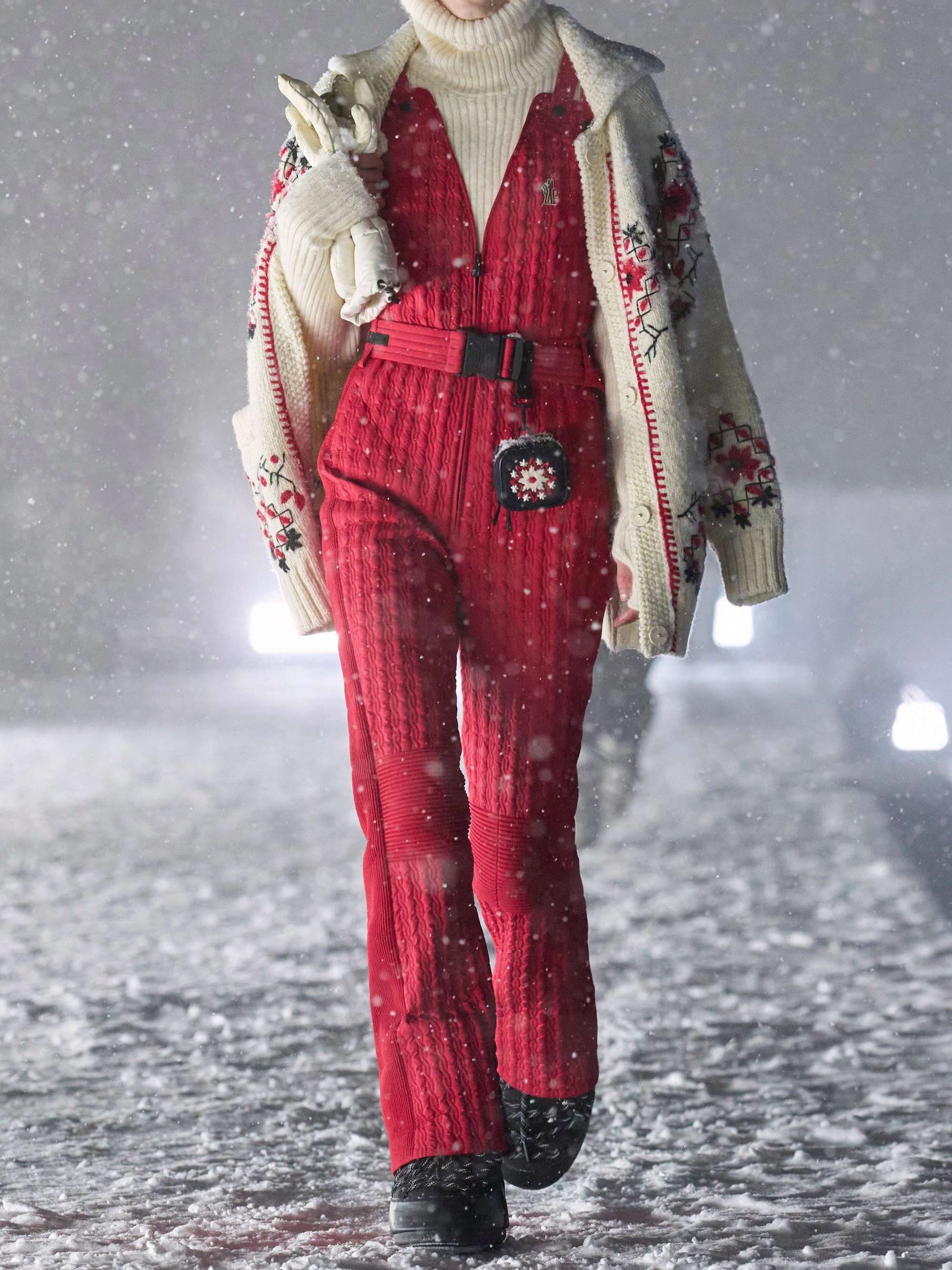 MONCLER GRENOBLE Ribbed wool-blend turtleneck sweater | NET-A-PORTER